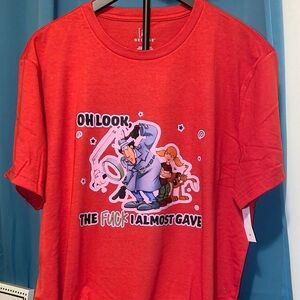 NWT!  INSPECTOR GADGET-  
THE F I ALMOST GAVE tee